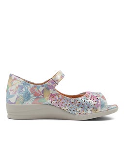DAFFODIL W ZR MISTY FLORAL LEATHER