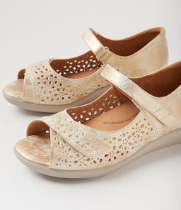 DAFFODIL W ZR SMUDGE METAL LEATHER