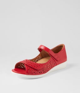 DAFFODIL W ZR RED LEATHER