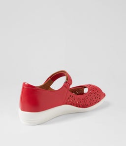 DAFFODIL W ZR RED LEATHER
