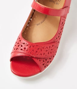 DAFFODIL W ZR RED LEATHER