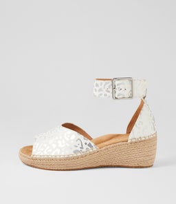 KOEN XW ZR WHITE&SILVER LEOPARD LEATHER