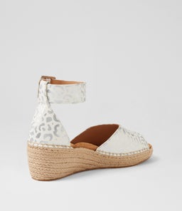 KOEN XW ZR WHITE&SILVER LEOPARD LEATHER