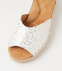 KOEN XW ZR WHITE&SILVER LEOPARD LEATHER
