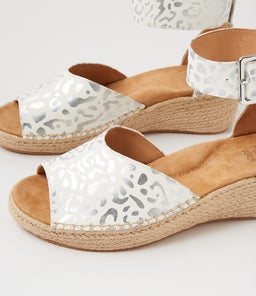 KOEN XW ZR WHITE&SILVER LEOPARD LEATHER