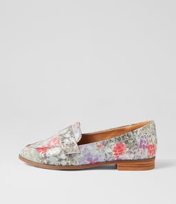 ORETA XW ZR BLACK FLORAL LEATHER