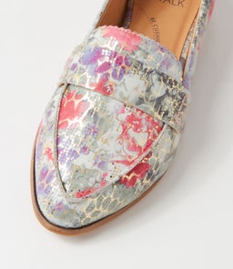 ORETA XW ZR BLACK FLORAL LEATHER