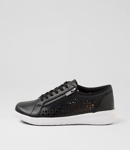 SHOVO XF ZR BLACK WHITE SOLE LEATHER
