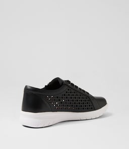 SHOVO XF ZR BLACK WHITE SOLE LEATHER
