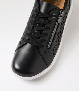 SHOVO XF ZR BLACK WHITE SOLE LEATHER