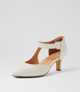 TIMON XW ZR IVORY SATIN LEATHER