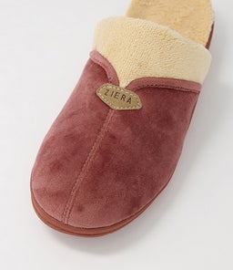COMFY W ZR MINK BEIGE FUR MICROSUEDE