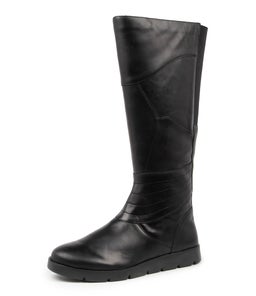 MARLO W ZR BLACK LEATHER