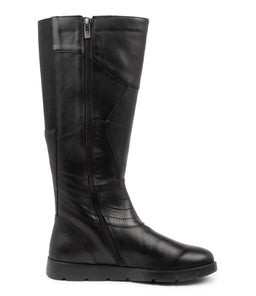 MARLO W ZR BLACK LEATHER
