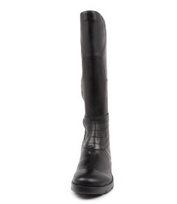 MARLO W ZR BLACK LEATHER