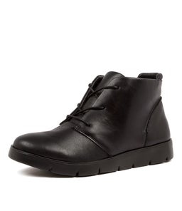 MELBOURNE W ZR BLACK LEATHER