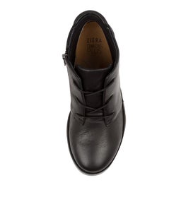 MELBOURNE W ZR BLACK LEATHER