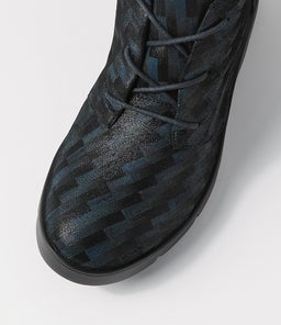 MELBOURNE W ZR BLUE TETRIS LEATHER