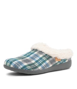 FIFI XW ZR BLUE&GREY CHECK FABRIC