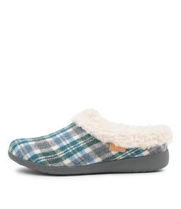 FIFI XW ZR BLUE&GREY CHECK FABRIC