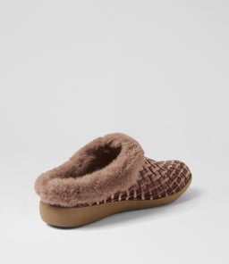 FIFI XW ZR TAUPE EMBOSS VELVET