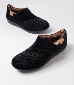 FLISS XW ZR BLACK EMBOSS VELVET