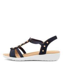 ULOVER W ZR NAVY NUBUCK ELASTIC
