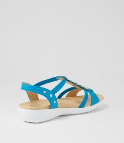 ULOVER W ZR TURQUOISE LEATHER ELASTIC