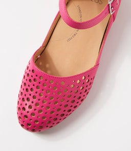 CARROLE XF ZR FUCHSIA LEATHER