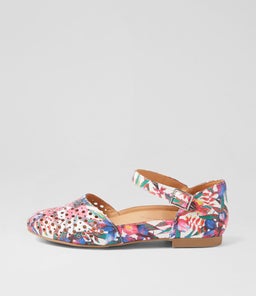 CARROLE XF ZR WHITE&BRIGHT FLOWER LEATHER