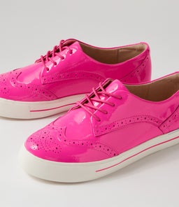 ALIVIA W ZR BRIGHT PINK WRINKLE PATENT