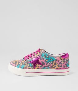 ALYSIA W ZR MULTI LEOPARD FUCHSIA MET MULTI