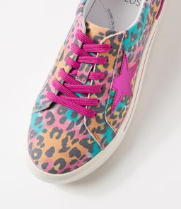 ALYSIA W ZR MULTI LEOPARD FUCHSIA MET MULTI