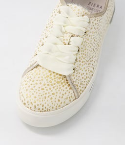 ASHLEEN W ZR WHITE&PALE GOLD DOT MULTI