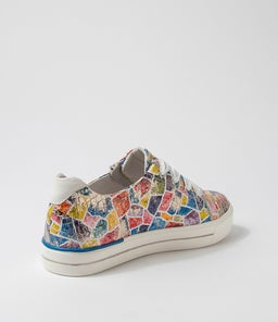 AUDRY W ZR BRIGHT GATOR WHITE LEATHER