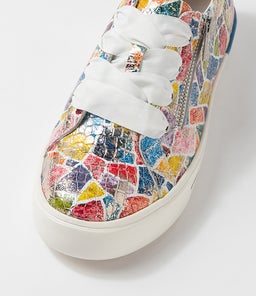AUDRY W ZR BRIGHT GATOR WHITE LEATHER
