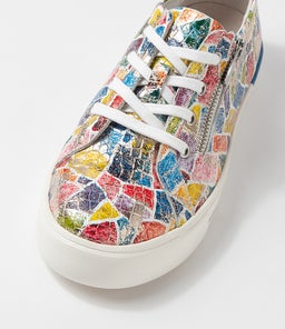 AUDRY W ZR BRIGHT GATOR WHITE LEATHER