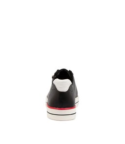 AUDRY W ZR BLACK WHITE LEATHER