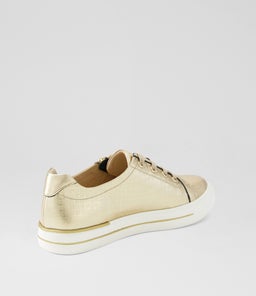 AUDRY W ZR GOLD SQUARES LEATHER