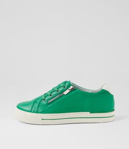 AUDRY W ZR BRIGHT EMERALD WHITE LEATHER