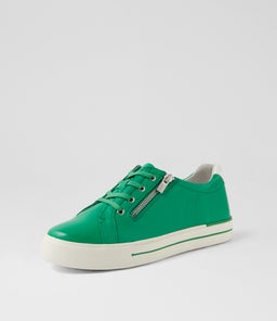 AUDRY W ZR BRIGHT EMERALD WHITE LEATHER