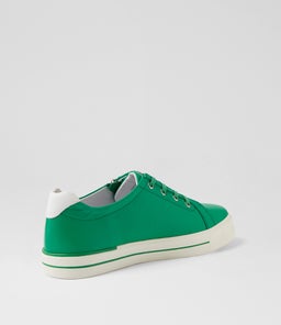 AUDRY W ZR BRIGHT EMERALD WHITE LEATHER