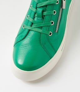 AUDRY W ZR BRIGHT EMERALD WHITE LEATHER