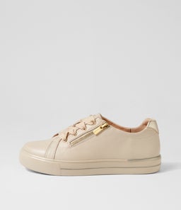 AUDRY W ZR ALMOND PALE GOLD LEATHER