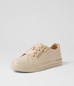 AUDRY W ZR ALMOND PALE GOLD LEATHER