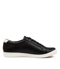 DIANN XF ZR BLACK WHITE LEATHER