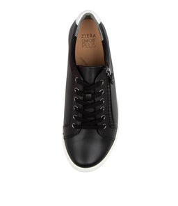 DIANN XF ZR BLACK WHITE LEATHER