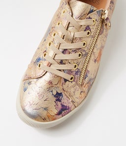 DIANN XF ZR GOLD VINTAGE FLORAL LEATHER