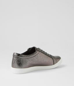 DIANN XF ZR PEWTER EMBOSSED LEATHER
