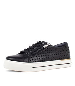 AYLEEN W ZR BLACK LEATHER